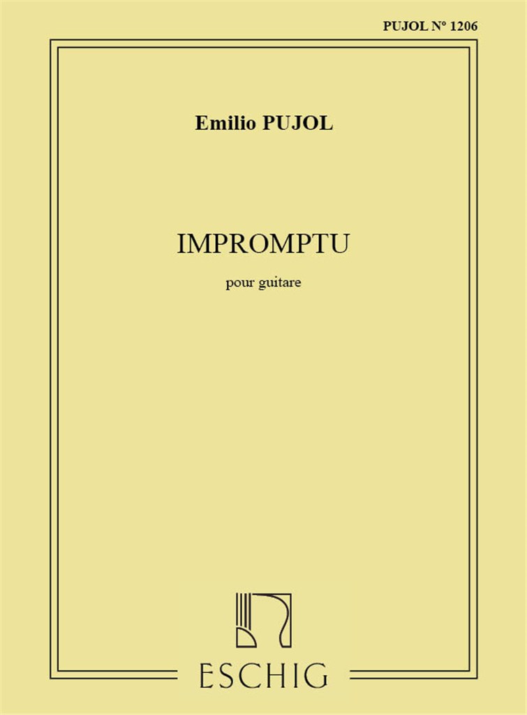 Impromptu (Pujol 1206) Guitare